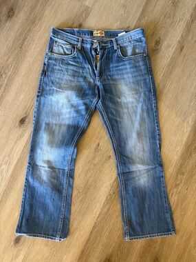 Wrangler Men's Blue vintage Bootcut Jeans